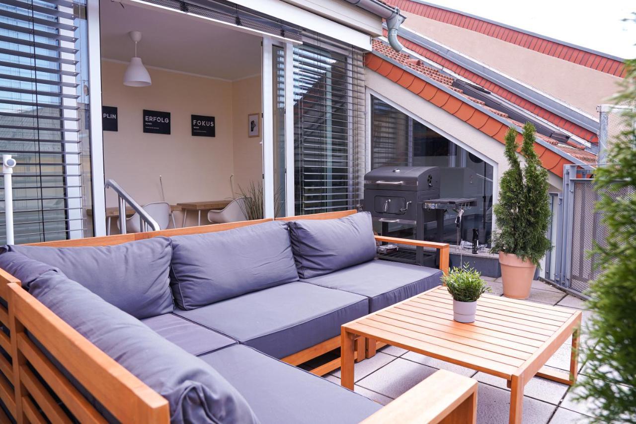 Fullhouse - Halle - Ab7 Rooftop - Bbq Grill - Elevator - Balcony Kültér fotó