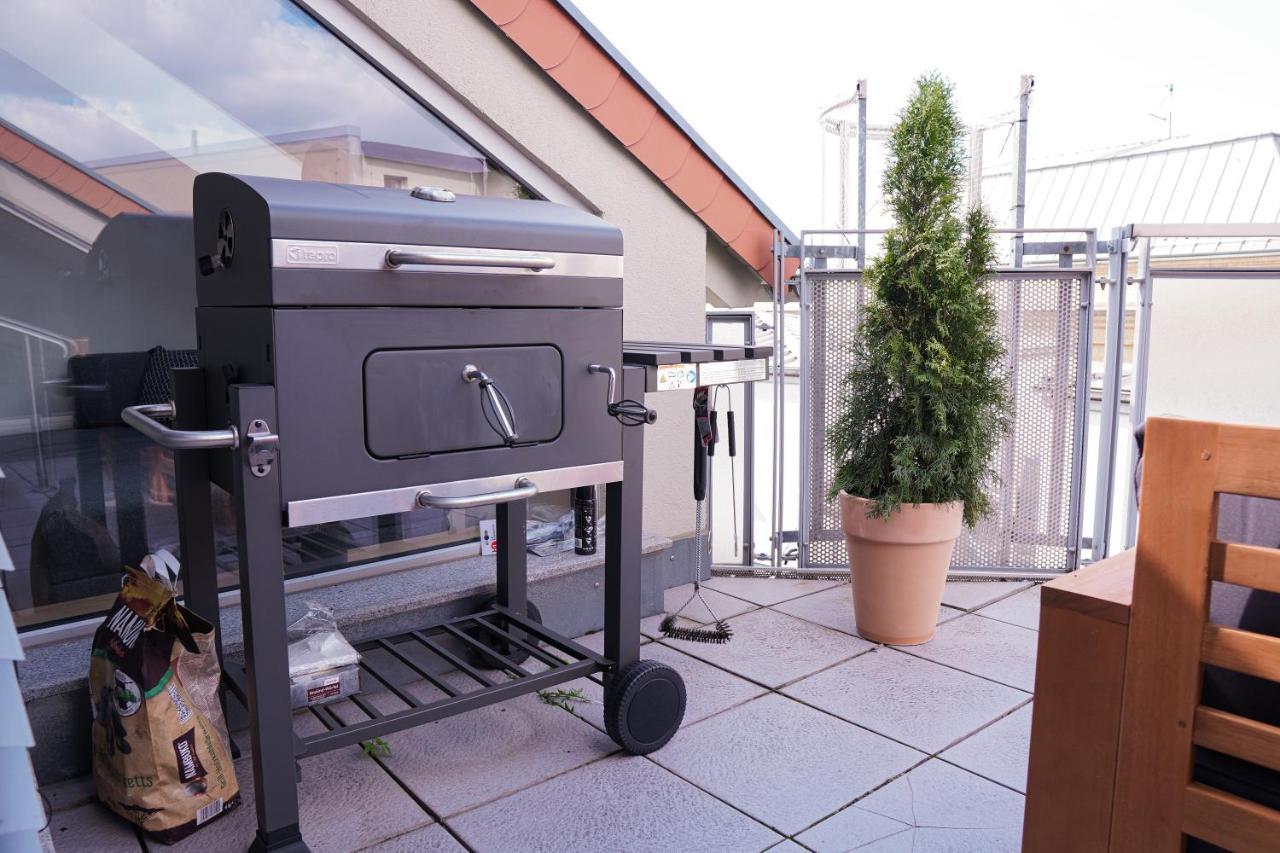 Fullhouse - Halle - Ab7 Rooftop - Bbq Grill - Elevator - Balcony Kültér fotó